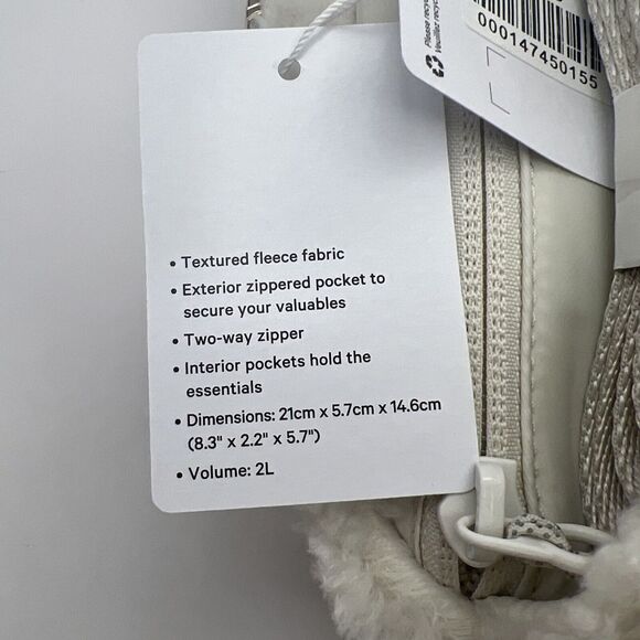 Lululemon Everywhere Fleece Belt Bag - Natural Ivory/Trench 2L New w/tag - Picture 6 of 12